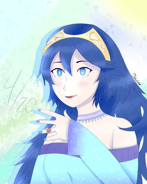 happy 4/20!! otherwise known as lucina day!! shes still honestly my favorite character in awakening 