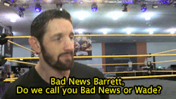 badnewsbarrettgifs:  Sir Bad News of Barrett(pre-Wrestlemania