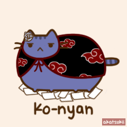  Akatsuki Members as Kitties :3 made by me; got the idea from pusheen's tumblr ヽ(*≧ω≦)ﾉ 