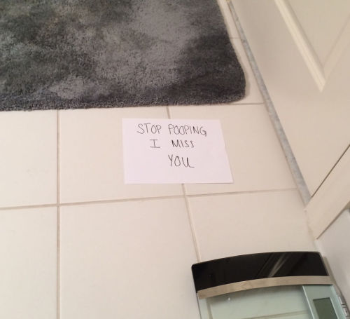 daddyfireman:  I love these notes left for one another