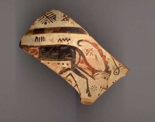 ancientgoatart:Selection of goat sherds from the British Museum collection1) ca. 570-560 BCE (made i