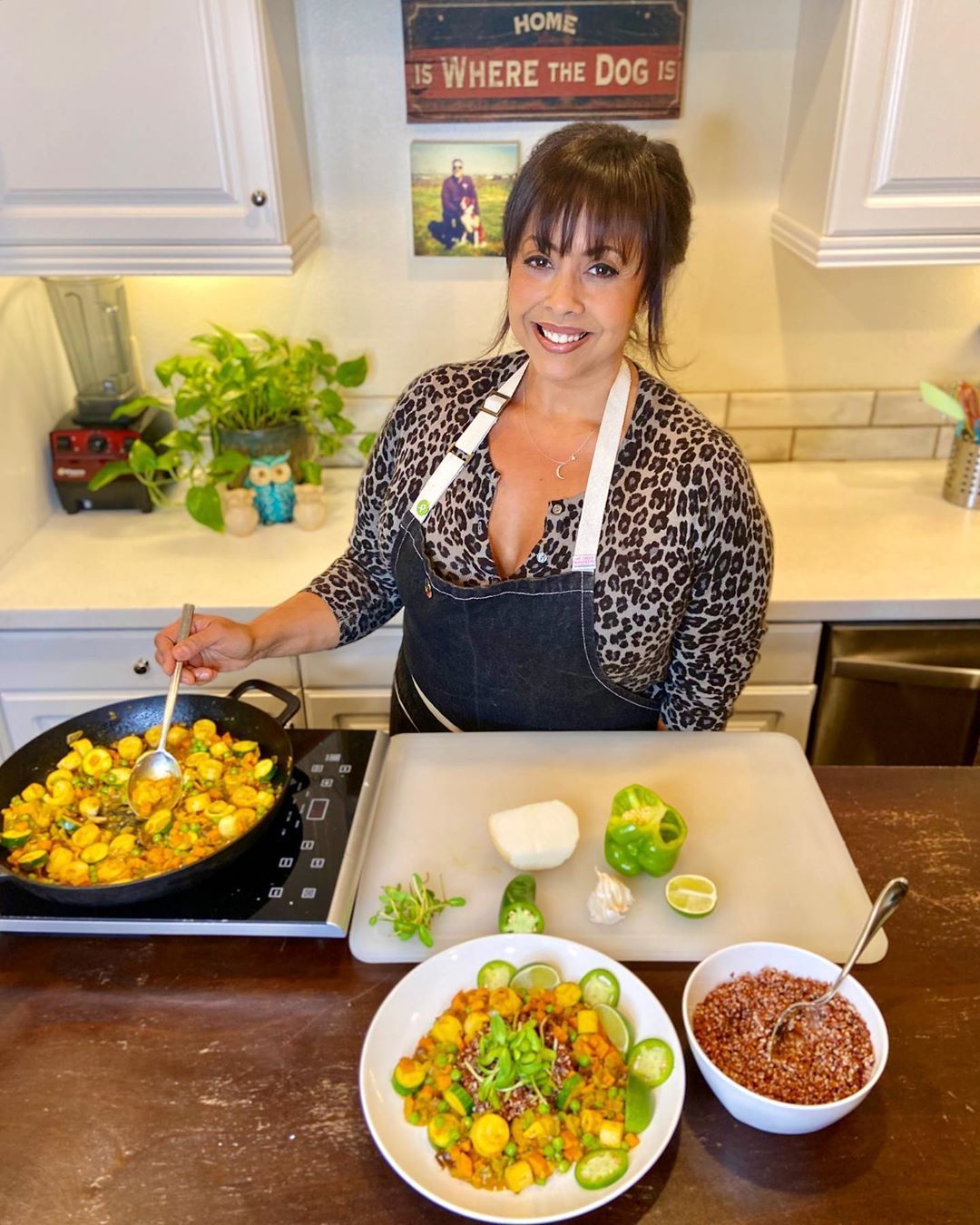 Hearts of Palm in Coconut Stew “Palmito en Coco”—sweet potato, zucchini, English peas, spiced sofrito; served with red quinoa, sunflower sprouts, lime, and jalapeño.
Returning from a week of reflection and learning, of mindfulness and self-awareness....