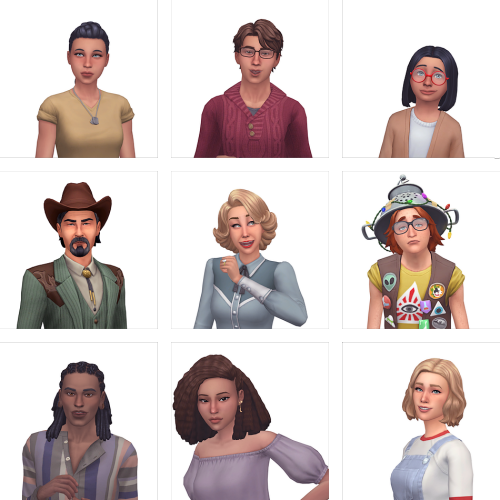 Strangerville/Strangetown’s premadesTed, Erwin and George are the original ones because I like