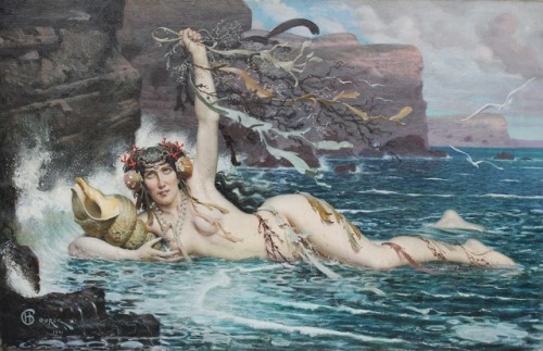 aphroditepandemos:Hippolyte Gourse ~ A Nereid 