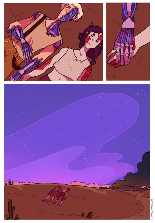 obfuscobble:  strangelykatie:  I finally got around to updating ‘Don’t Let Go’! I tried to push myself as much as possible. Still a little rough as I’ll be entering the finished version in something later this year. Fingers crossed!  I actually