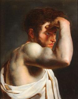 langoaurelian:  ‘Portrait of D'Homme’   ~ Jean-Leonard Lugardon 1835