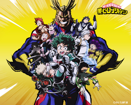 enecoo: radicalapollo:  enecoo: BNHA, but every time Mineta appears on-screen he’s just censored in mosaic The gang’s all here  
