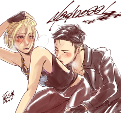 natsubutart:‘  madness’ stands for how that pierced t-shirt drove beka mad  