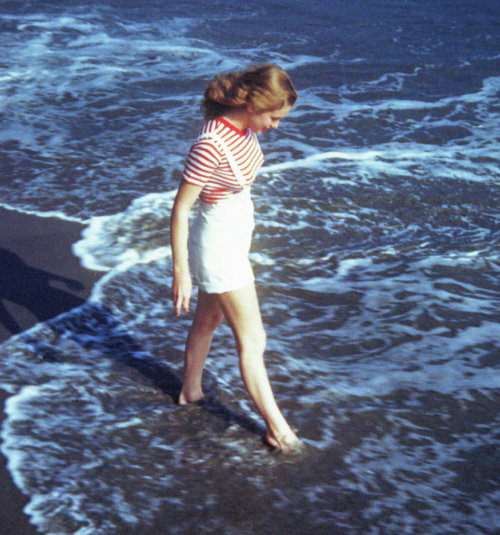 Marilyn Monroe, Then Norma Jeane, On The Castle Rock State Park Beach, California, 1946. Photographs