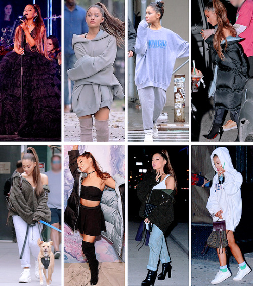 eizasgonzalez:Ariana Grande’s 2018 Outfits 