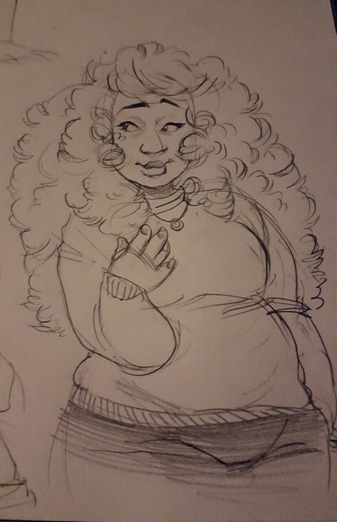 narootos:  i wasnt going to upload tonight but then i drew this human au rose that i reallY liked, 