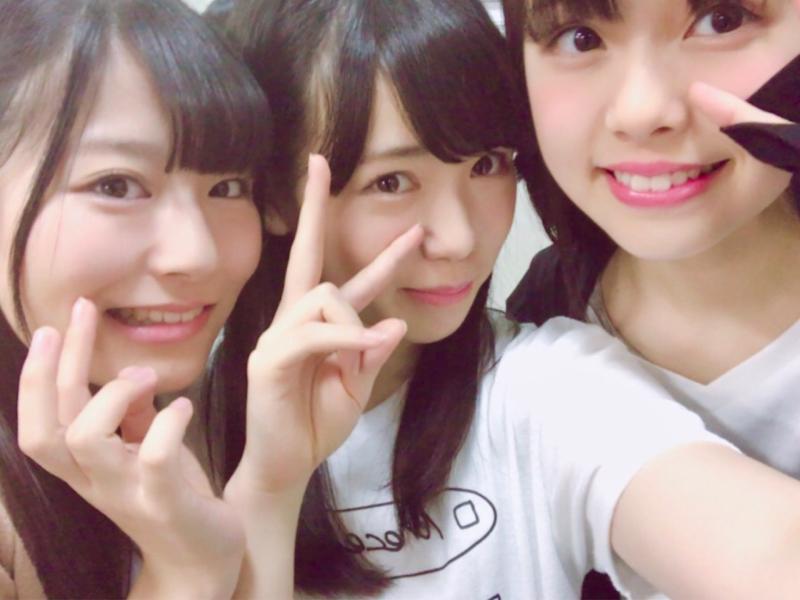 hkt48g: Tsukiashi Amane (Kenkyuusei), Unjo Hirona (Kenkyuusei), Jitoue Nene (Kenkyuusei)