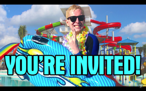 Did you guys get my invite to the water park?