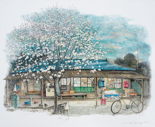 dwnsy: Artist Me Kyeoung Lee Spends 20 Years Sketching South Korea’s Little Convenience Stores