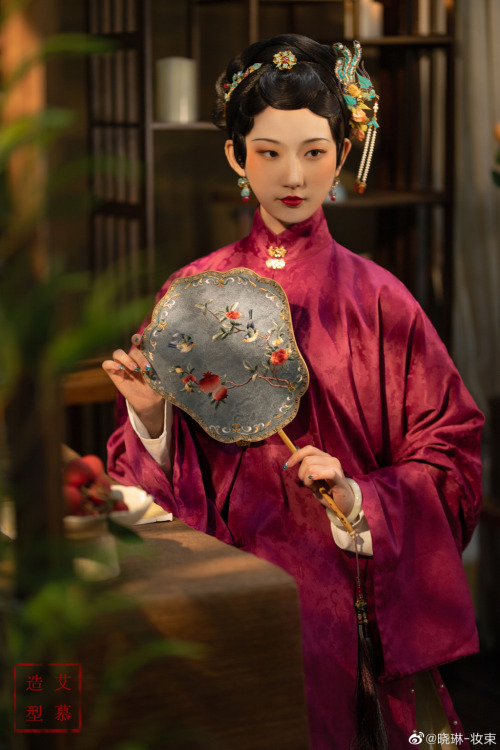chinese hanfu makeup & hairstyle by 晓琳-妆束