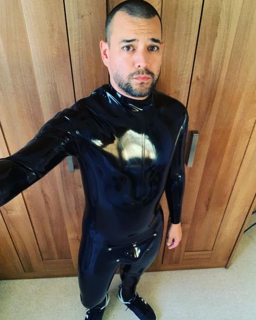 Quick selfie&hellip; hope to have more time to get back into rubber soon  • Codpiece catsui