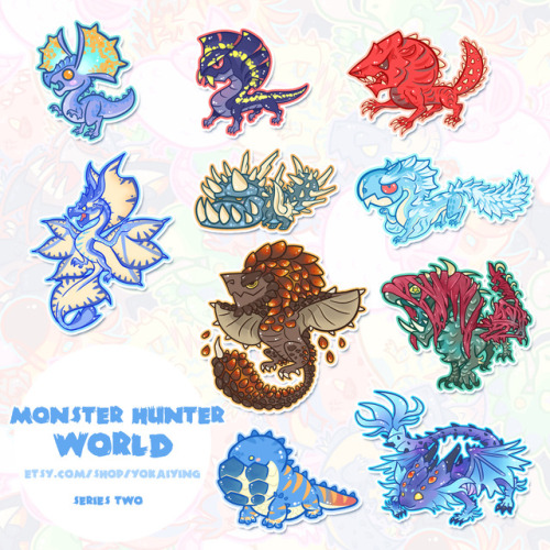 yokaiying - I finally completed my 2nd set of Monster Hunter...