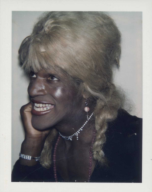 twixnmix:Marsha P. Johnson Polaroids by Andy Warhol, 1974.