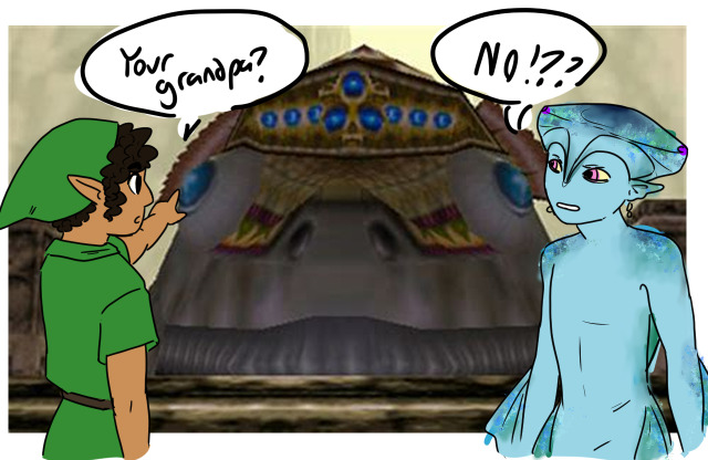 Link: but he’s the biggest one?
Ruto: what???(wind waker manga references go brrrr) #mod car#oot omakes#oot rewrite#oot link #loz ocarina of time #princess ruto#oot ruto#art#my art