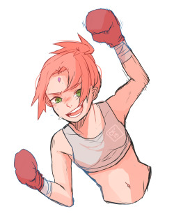 kirakurapon:  Jujitsu/Kickboxing Sakura !!