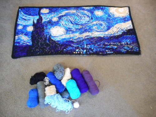 totallee-net:My interpretation of ‘The Starry Night’ &lt;3 !!!Started: 7th Nove