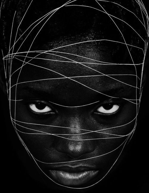 darksilenceinsuburbia:  Marta Azevedo: Black Faces
