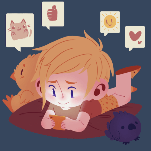 niansue:  Gift for the lovely @redpandaaprince which is based on her lovely promptis fic:Life Simulator~<3 