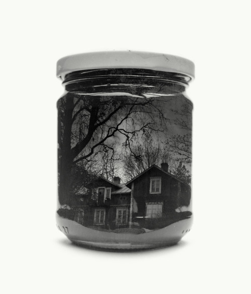 NOSTALGIC LANDSCAPES AND MEMORIES COLLECTED IN JARS BY CHRISTOFFER RELANDER