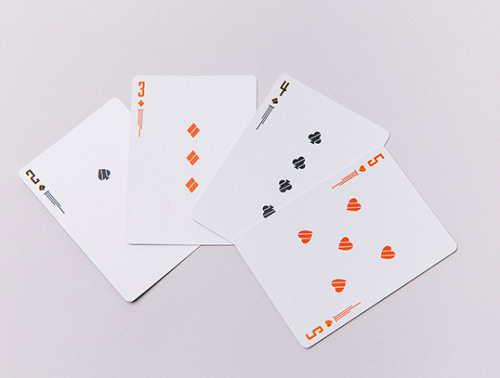 Great playing card design by Chris Yoon with Band of Outsiders, USA