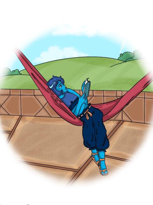 amym32687: I love Lapis Lazuli . I love to imagine her just lounging in a hammock.