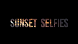 sizvideos:  This guy took sunset selfies
