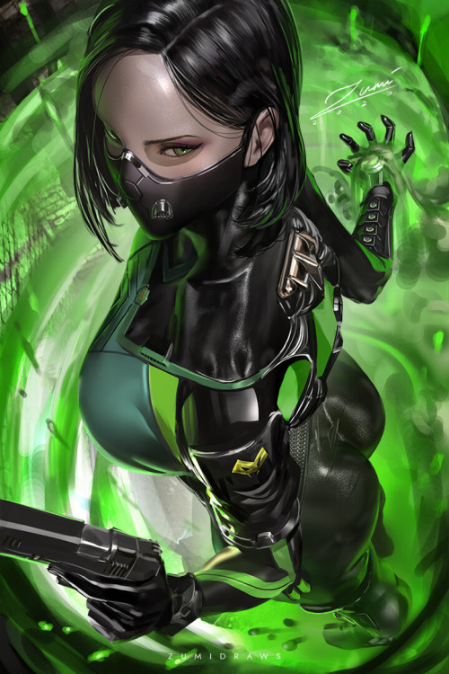 artstation-select:  Zumi Draws • “Viper”Freelance