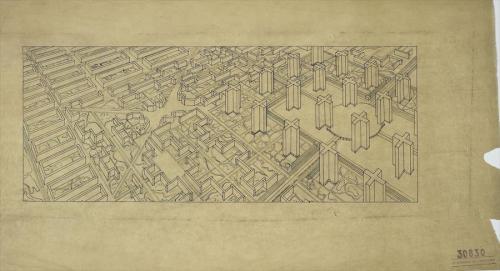 rosswolfe: Le Corbusier, Ville contemporaine de trois millions d’habitants, Sans lieu (1922)