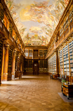 allthingseurope:   	Strahov Monastery Library, Prague (by Chad Goddard)    	