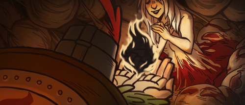 lordranandbeyond:Here’s this month’s comic update, finally featuring Solaire! You can thank @adultur