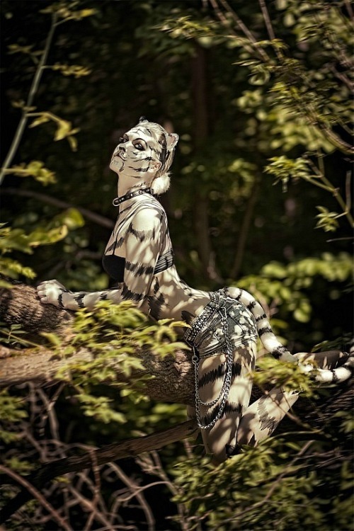 yourpetmeowmeow:  bastmiriam:  The White tigress (tigergirl) Idea and bodyart: Bast Miriam (bastmiriam.com) Photo: Svetlana Bunya [link] Model: Yana Tolmacheva [link] Идея, мейк, боди-арт - Bast Miriam (bastmiriam.com) Фото, обработка