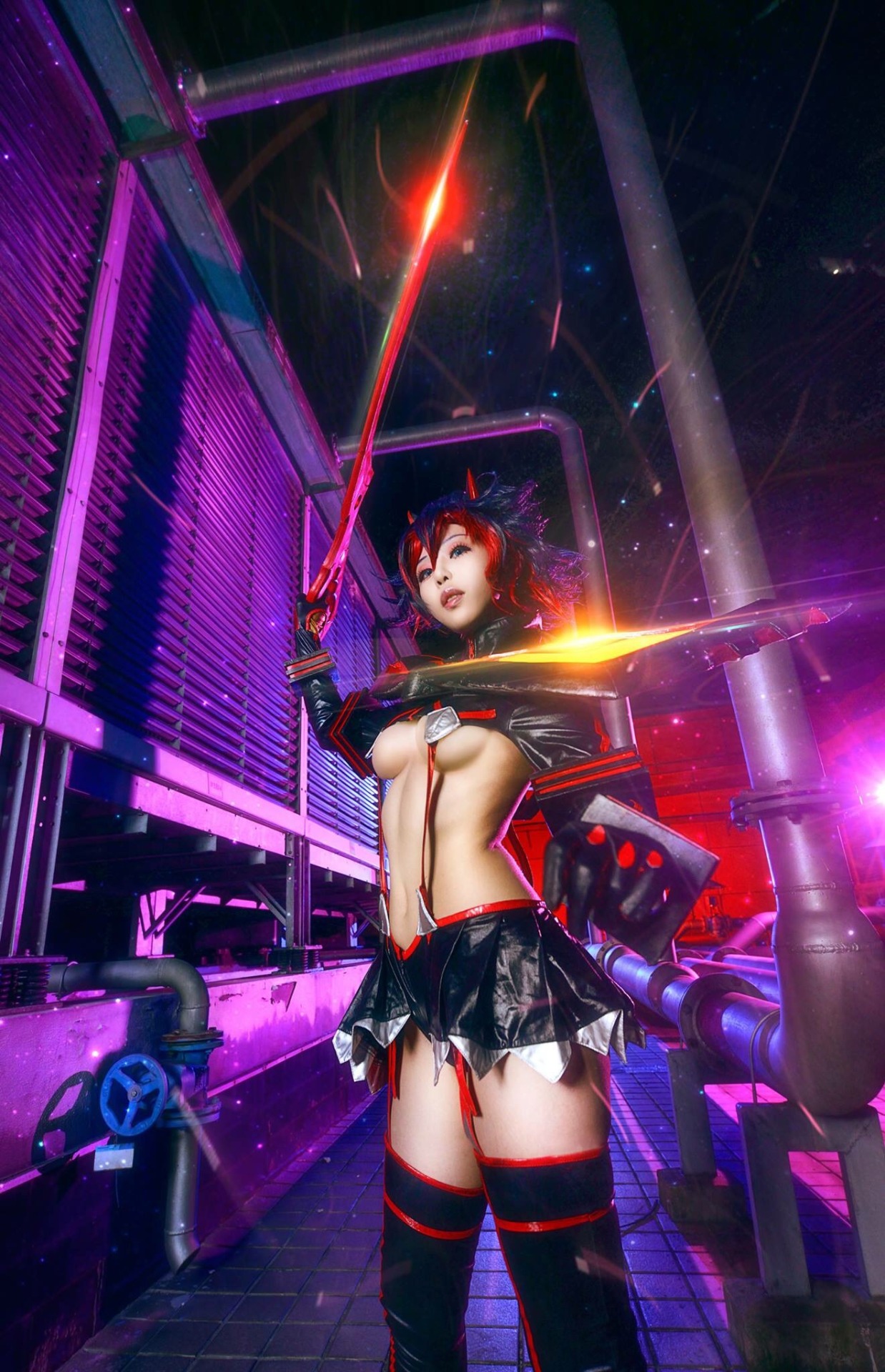 ijrodrock:  Himeking Cosplay as Ryūko Matoi!   &lt;3 &lt;3 &lt;3