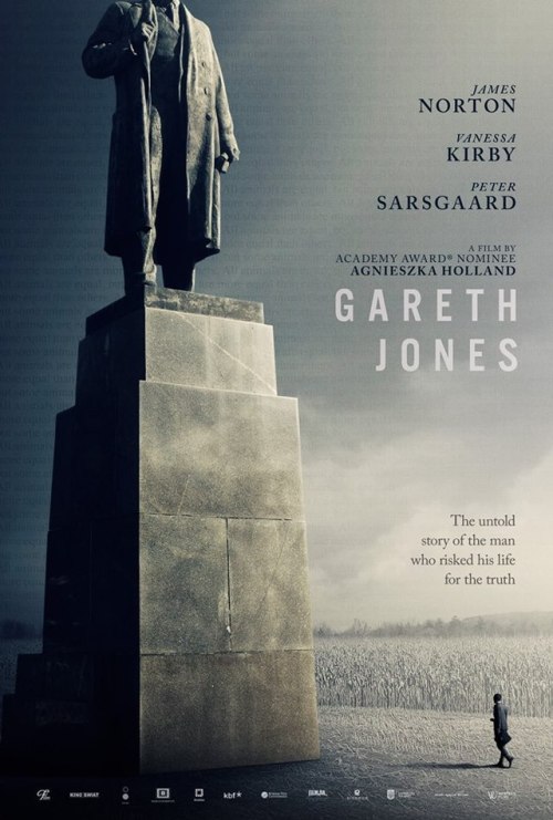 First official poster for Gareth Jones political thriller. Filming started on 3rd of March in Kiev. 