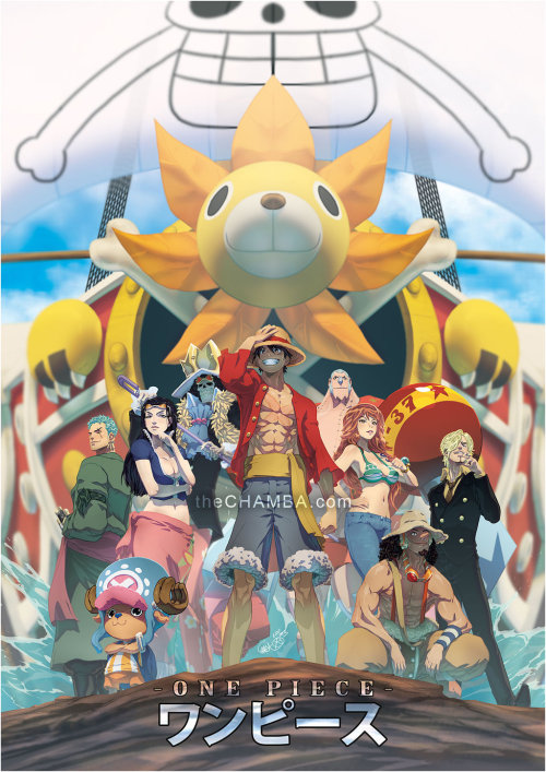 artbychamba: We are the Strawhats And here was the piece done up for Manifest. All together now.