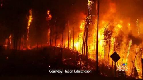 Some scary pictures from the Fort McMurray fire. Please text REDCROSS to 30333 or go to redcross.ca 