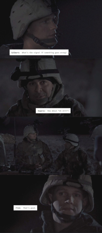 ucalledmebabe:generation kill + incorrect quotes(text by @incorrectgenerationkillquotes!)