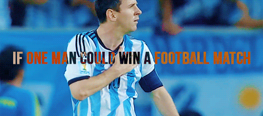 messithehumble:  “…players like Messi show there is individuality too. He is