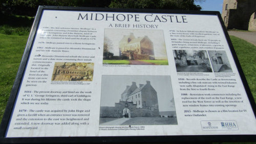 scotianostra:Midhope Castle on Hopetoun House Estate.This 16th Century Tower House is now a shell bu