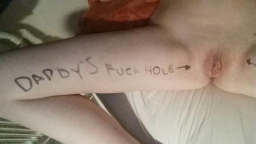 chasingdarkwonders: I am a slut for daddy. A dirty little slut. His little whore. I crave him. I cra