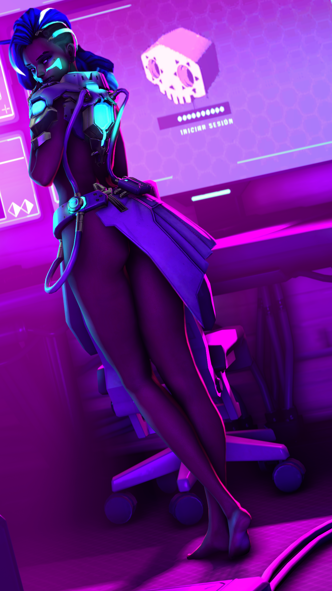 myotherhalff-sfm: Sombra Found out this model was released as soon as I posted my