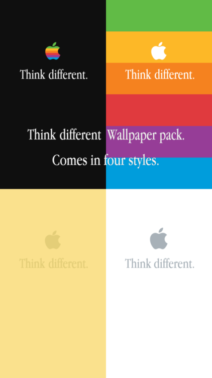 Jake S Mega Rad Mondo Coolio Website Html Apple Think Different Wallpaper Pack 4k Iphone