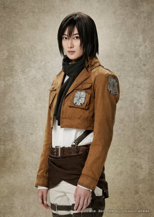 Ryo Matsuda And Sara Takatsuki In Solo Looks As Levi And Mikasa Ackerman