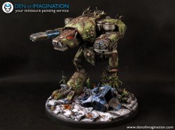 deadestdeadpool:  Nurgle Warhound Titan by DEN of IMAGINATION