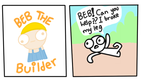 sircherrycomics:BEB BEB BE B BEb BeB bEb BEB beb BEB beb be  b  tHe bUilDer