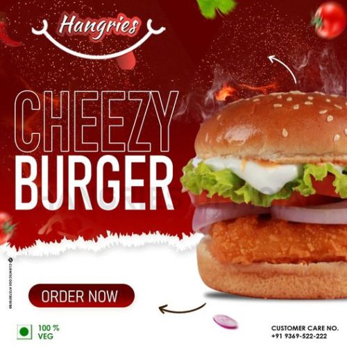 A burger without cheese is like a hug without a squeeze.Order Delicious food from Hangries now!!Call for more enquires +91-9369-522-222 #cheeseburger#burger#food#burgers#foodie#cheese#burgertime#fries#burgerlover#fastfood#yummy#delicious#foodlover#burgerlovers#burgerlove#ordernow